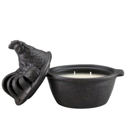 Image showing  Chicken Clay Pot Scented Candle
