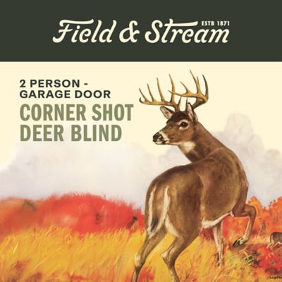 Image showing 6 th Field & Stream 2-Person 2XL Garage Door Ground Blind, 58 in. x 58 in. x 65 in.