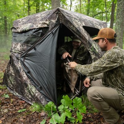 Image showing  3-Person Wide Bottom See-Through Mesh Ground Blind, 72 in. x 72 in. x 68 in.
