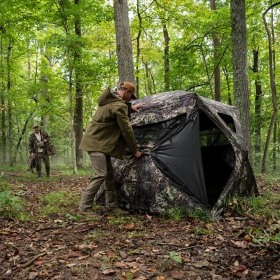 Image showing  3-Person Wide Bottom See-Through Mesh Ground Blind, 72 in. x 72 in. x 68 in.