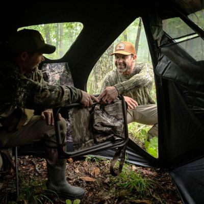 Image showing  3-Person Wide Bottom See-Through Mesh Ground Blind, 72 in. x 72 in. x 68 in.