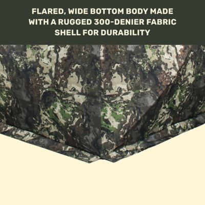 Image showing 6 th Field & Stream 3-Person Wide Bottom See-Through Mesh Ground Blind, 72 in. x 72 in. x 68 in.