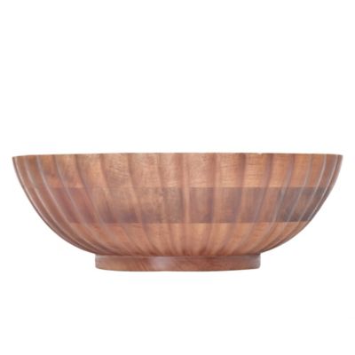 Image showing Mango Wood Decorative Bowl