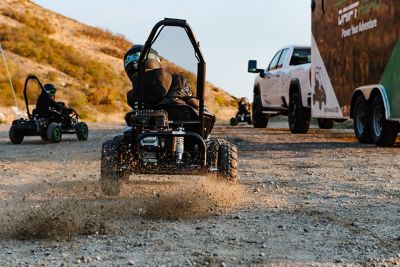 Image showing  Single Seat 98cc Gas Go Kart