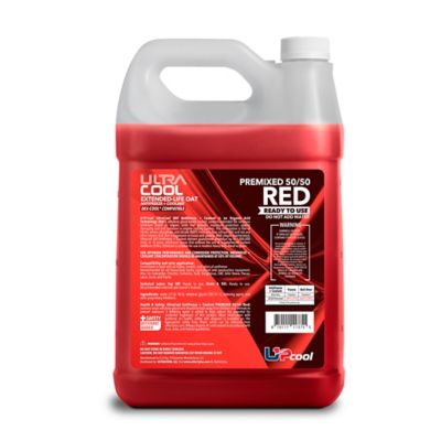 Image showing  UltraCool Extended-Life OAT Antifreeze & Coolant HD PREMIXED 50/50 RED, UACEL5050RG