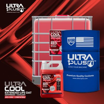 Image showing 7 th Ultra1Plus UltraCool Extended-Life OAT Antifreeze & Coolant HD PREMIXED 50/50 RED, UACEL5050RG