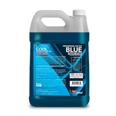 Image showing  UltraCool Extended-Life OAT Antifreeze + Coolant Premixed 50/50 Blue, UACEL5050BG
