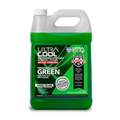 Ultra1Plus UltraCool Extended-Life OAT Antifreeze + Coolant PREMIXED 50/50 GREEN, UACEL5050GG
