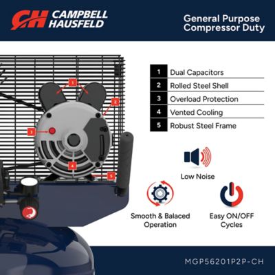 Image showing  Compressor Duty Electric Motor, 2 hp