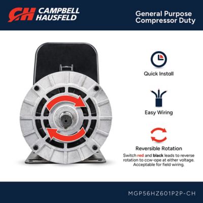Image showing  Compressor Duty Electric Motor, 6 hp