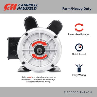 Image showing  Farm Duty Electric Motor, 1/2 hp