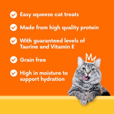 Image showing  Chicken Flavor Lickable Cat Treats, 15g, 4 ct.