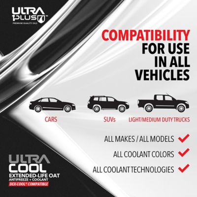 Image showing  UltraCool Extended-Life OAT Antifreeze + Coolant PREMIXED 50/50 ORANGE, UACEL5050OD