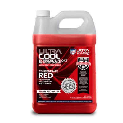 Ultra1Plus UltraCool Extended-Life OAT Antifreeze + Coolant HD CONCENTRATE RED, UACELCONRG