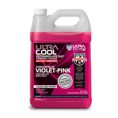 Ultra1Plus UltraCool Extended-Life OAT Antifreeze + Coolant CONCENTRATE PINK, UACELCONVG