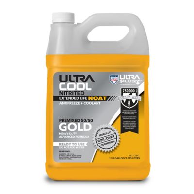 Ultra1Plus UltraCool Extended-Life NOAT Antifreeze + Coolant PREMIXED 50/50 GOLD, UCN5050YG