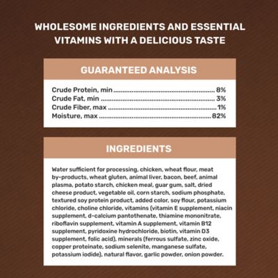 Image showing  Adult Cuts in Gravy Bacon Cheeseburger Flavor Wet Dog Food, 5.5oz.