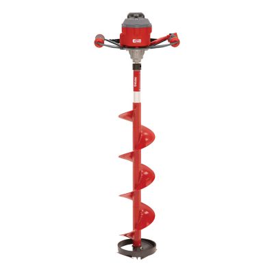 Eskimo E40 Electric Ice Auger, 8 in., Full-Power 40V Lithium, Lightweight, Composite Bit, Red, 45850