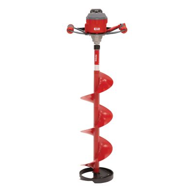 Eskimo E40 Electric Ice Auger, 10 in., Full-Power 40V Lithium, Lightweight, Composite Bit, Red, 45900