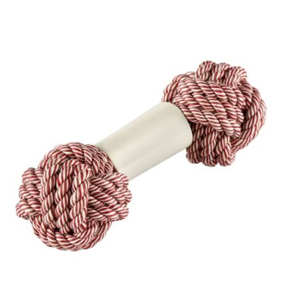 Retriever Rope Bone Barbell Dog Toy