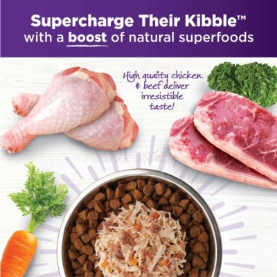 Image showing 3 th Wellness Bowl Boosters Simply Shreds Chicken, Beef & Carrots 2.8 oz.