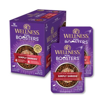 Image showing  Bowl Boosters Simply Shreds Variety Pack 12 x 2.8 oz.