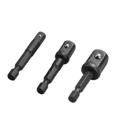 Image showing  3 pc. Hex Shank Socket Adapter Set