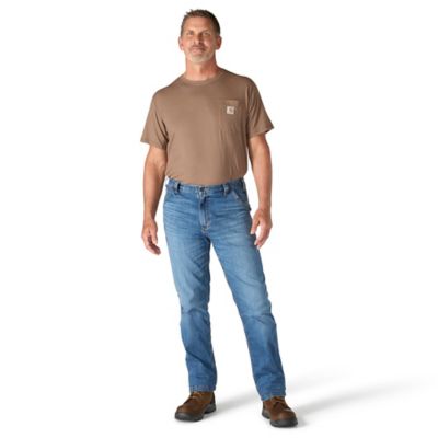 Image showing 4 th Carhartt Men's Relaxed Straight Rugged Flex Denim Dungaree