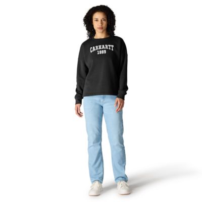 Image showing  Women's Loose Fit Midweight Graphic Sweatshirt