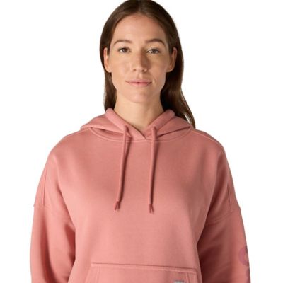 Image showing 1 th Carhartt Women's Oversized-Fit Midweight Hooded Heart Graphic Sweatshirt