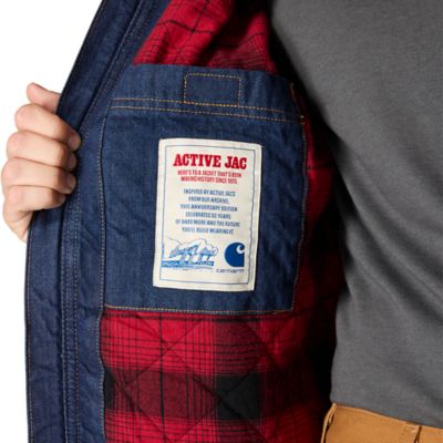 Image showing 6 th Carhartt Men's Loose Fit Denim Active Jacket