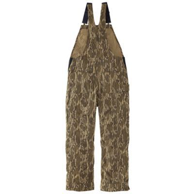 Image showing  Men's Rugged Flex Duck Loose Fit Insulated Camo Bib Overall