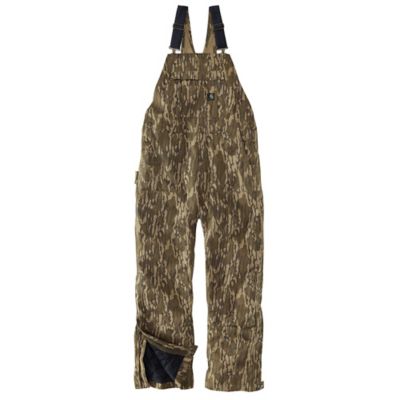 Carhartt Men's Rugged Flex Duck Loose Fit Insulated Camo Bib Overall