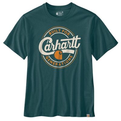 Image showing 0 th Carhartt Men's Relaxed Fit Lightweight Short-Sleeve Script Graphic T-Shirt