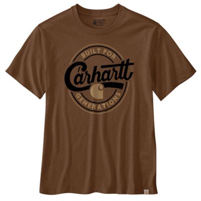 Image showing 0 th Carhartt Men's Relaxed Fit Lightweight Short-Sleeve Script Graphic T-Shirt