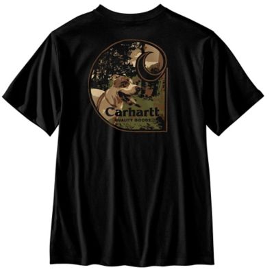 Carhartt Men's Relaxed Fit Lightweight Short-Sleeve Dog Graphic T-Shirt