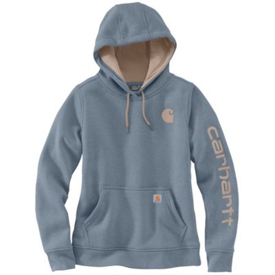carhartt レディース Women's Relaxed Fit Midweight Logo Sleeve Graphic Hoodie