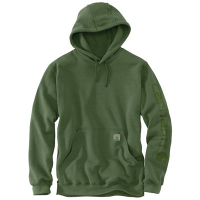 Carhartt Men's K288 Signature Logo Hooded Sweatshirt at