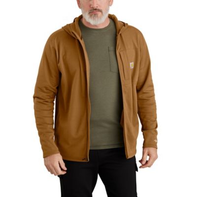 Image showing 5 th Carhartt Men's Force Relaxed Fit Full-Zip Long-Sleeve Hooded T-Shirt