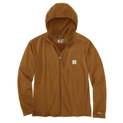 Image showing 6 th Carhartt Men's Force Relaxed Fit Full-Zip Long-Sleeve Hooded T-Shirt