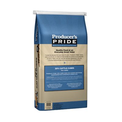 Image showing  20% Cubed Cattle Feed, 50 lb. Bag
