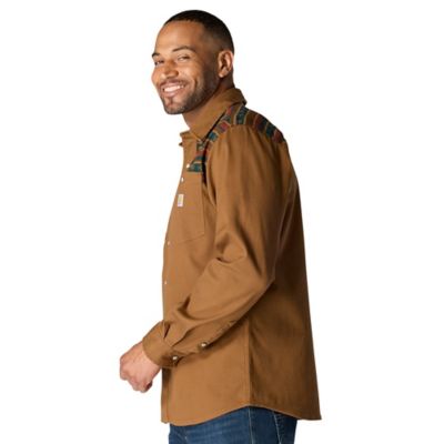Image showing  Men's Montana Rugged Flex Relaxed Fit Corduroy Long-Sleeve Shirt