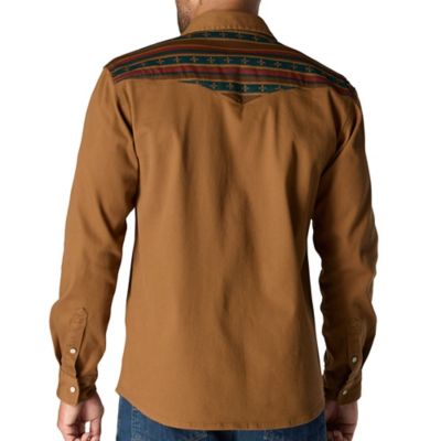 Image showing  Men's Montana Rugged Flex Relaxed Fit Corduroy Long-Sleeve Shirt