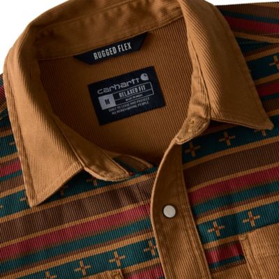 Image showing  Men's Montana Rugged Flex Relaxed Fit Corduroy Long-Sleeve Shirt