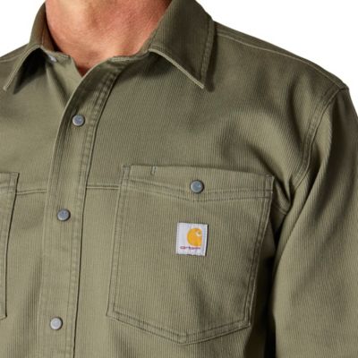 Image showing 5 th Carhartt Men's Montana Rugged Flex Relaxed Fit Corduroy Long-Sleeve Shirt
