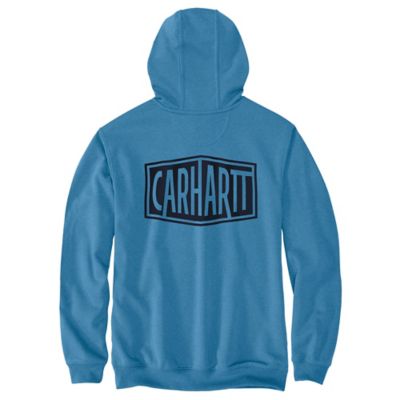 Carhartt Men's Rain Defender Loose Fit Midweight Logo Graphic Sweatshirt