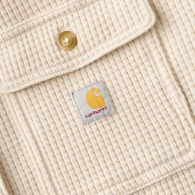 Image showing 7 th Carhartt Women's Oversized-Fit Heavyweight Waffle Knit Shirt