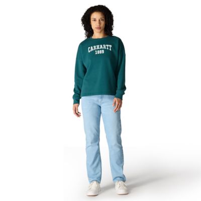 Image showing  Women's Loose Fit Midweight Graphic Sweatshirt