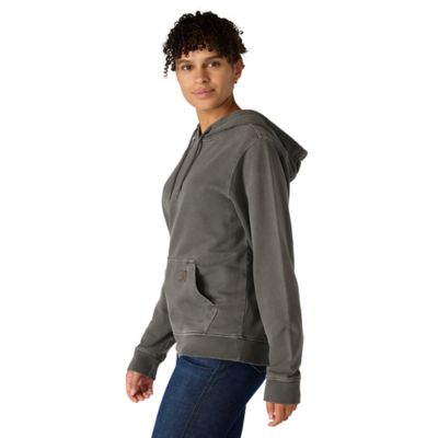 Image showing  Women's Relaxed Fit Midweight Garment Dye French Terry Hooded Sweatshirt