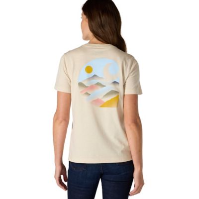 Image showing  Women's Relaxed Fit Lightweight Short-Sleeve Pocket Graphic-C T-Shirt